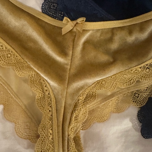 Victoria’s Secret Velvet & Lace Panties Set, New, Multiple Colors - Picture 3 of 9